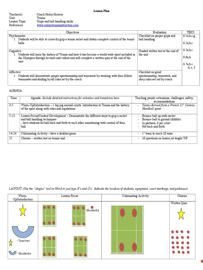 Lesson Plan 05 Century Handball Game PDF Teaching Pedagogy
