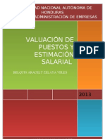 Valuación de Puestos y Estimación Salarial