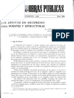 Apoyos de Neopreno para puentes y estructuras calculo y diseño