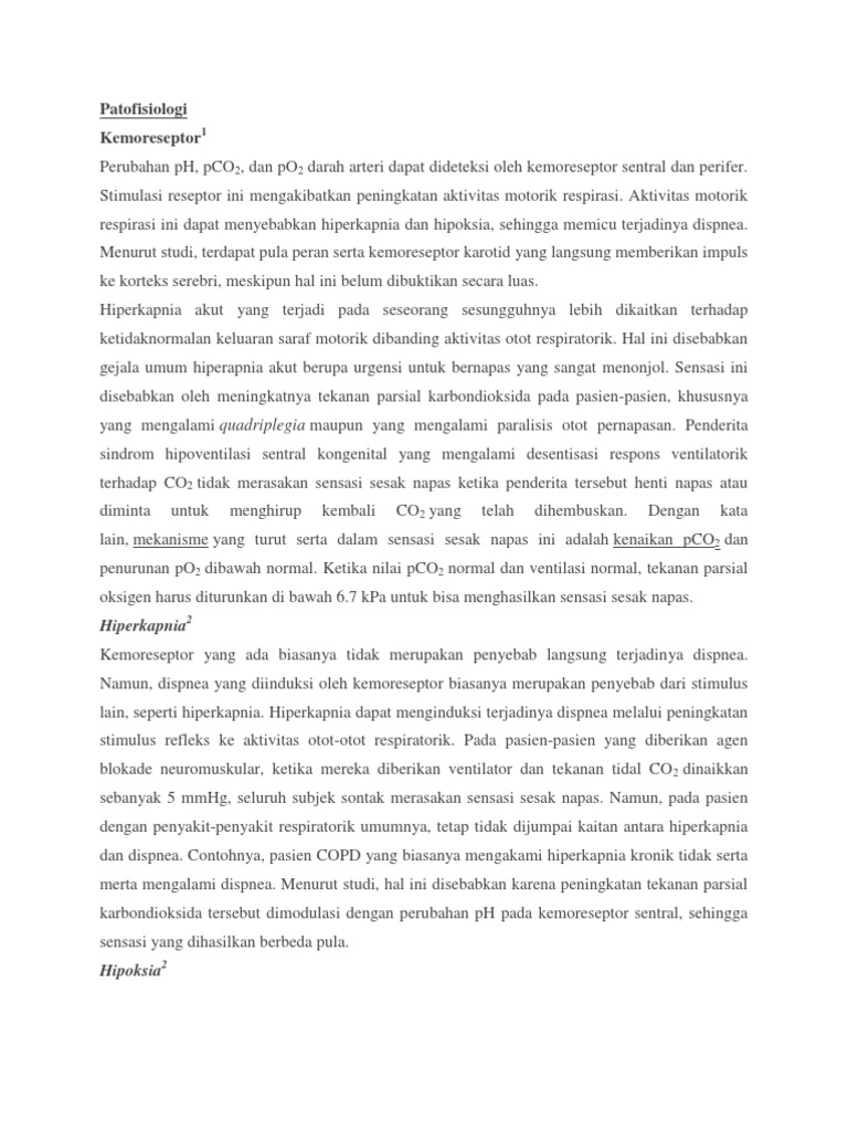 Patofisiologi  Sesak  Napas  Patofisiologi  Sesak  Napas