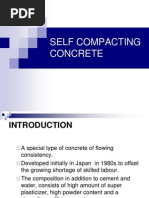 Download SELF COMPACTING CONCRETE ppt by Sujay Raghavendra N SN137624198 doc pdf