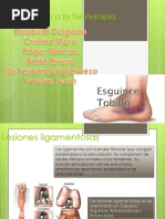 Esguince de Tobillo (Grupo 6)