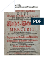 Opus Mago Cabbalisticum Et Theosophicum, Georg Von Welling 1753