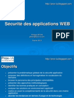 Securite Des Applications WEB Contexte 1