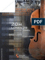 Jóvenes Intérpretes 2013 - Diego Jaén, Percusión - 29.04.13