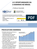 Perspectivas e Oportunidades Da Piscicultura Marinha No Brasil - Akberto J. P. Nunes