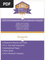 Geaux Petrochemicals Campaign Powerpoint