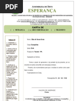 Modelo de Carta de Desligamento