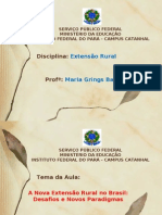 A Nova Extensão Rural No Brasil