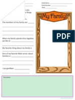 Family Letter Template