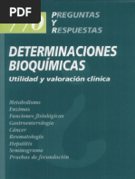 770 Preguntas y Respuestas Determinaciones Bioquímicas