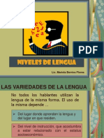 Niveles de Lengua