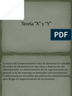 Teoria X y Teoria Y