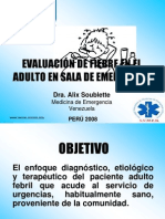 Adulto Febril en La Sala de Emergencia