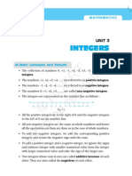 © Ncert Not To Be Republished: Integers Integers Integers Integers Integers