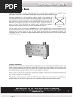 Application Notes: Hybrid Coupler Basics