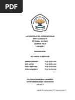 Download Laporan PKL Sanitasi Industri PTtesena Inovindo Jakarta Timur 2013 by Nur Alifah  SN137682010 doc pdf