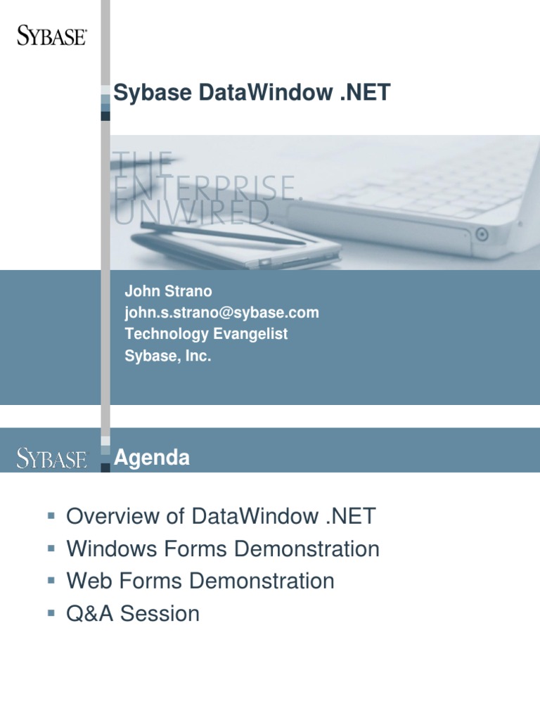 Sybase DataWindow Graphical User Interfaces Databases