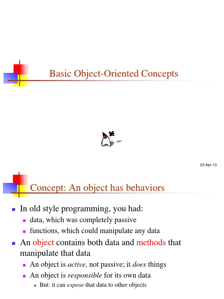 Understanding Object-Oriented Concepts | PDF | Class (Computer ...