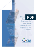 Manual Sobre El Comercio de Servicios en Los Acuerdos de Libre Comercio Negociados Por Colombia
