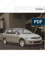 Brochure Oficial Nissan Tiida 1.8 Sedán (2011)