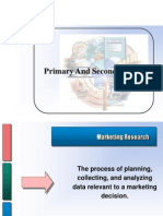 Primary and Secprimary data