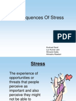 Consequences of Stress: Kushaal Saraf Luv Kumar Jain Shivank Kedia Himashu Rawtani