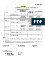 (REvised) Date Sheet 2012 14 (G S M)