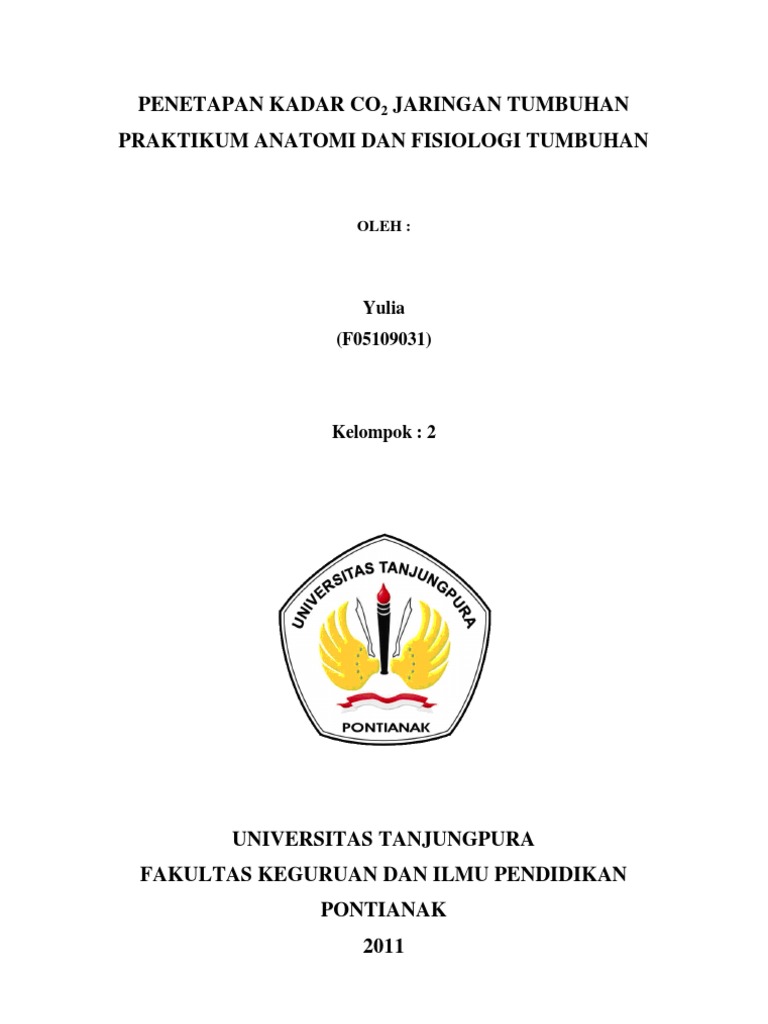 Penetapan Kuosien Respirasi Jaringan Tumbuhan (Fix)