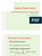 Semivariogram Eksperimental