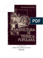 Arhitectura Si Tehnica Populara