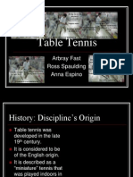 Table Tennis: Arbray Fast Ross Spaulding Anna Espino