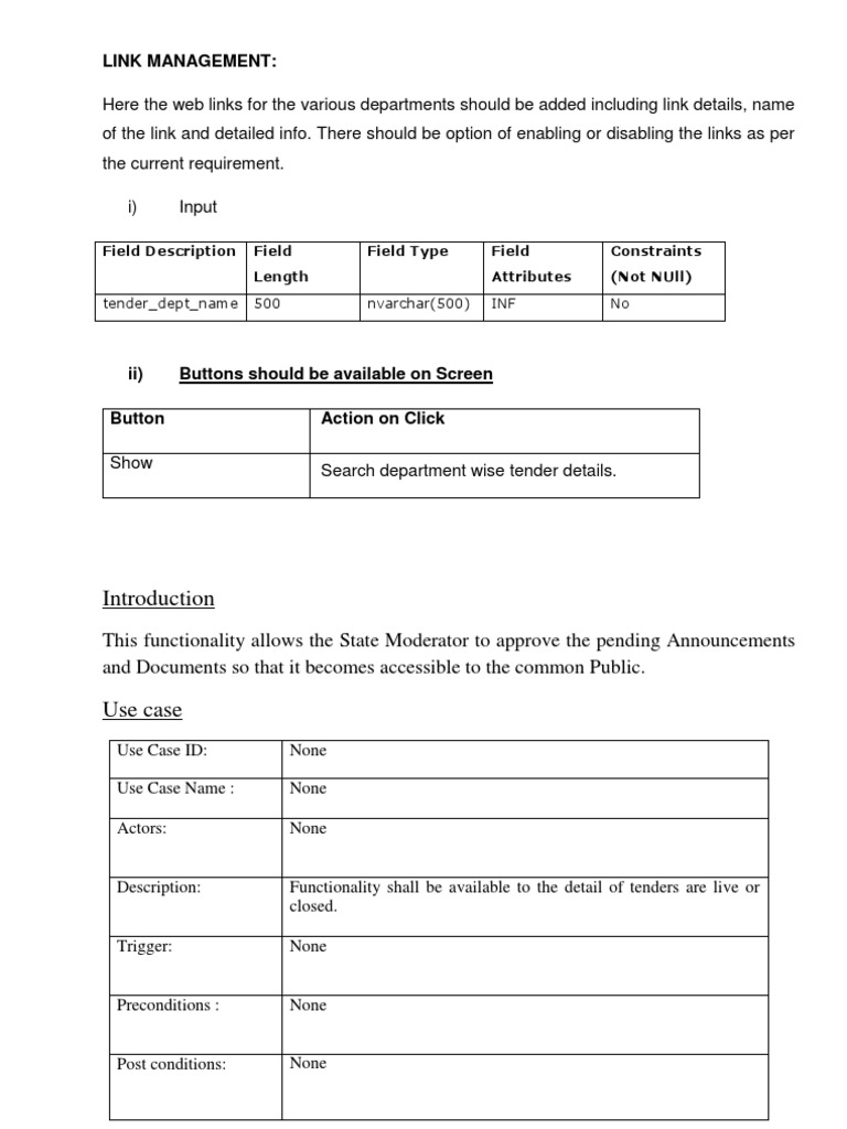 Tender Document Management System | PDF | Computers | Technology ...