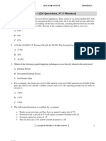 Quiz 1 (20 Questions, 37.5 Minutes) : 2013 CFA® Level I CF Irfanullah - Co