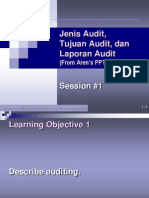 Jenis Audit, Tujuan Audit, Dan Laporan Audit: Session #1