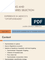 SSL-CCT: Country Presentation - Mexico Oportunidades