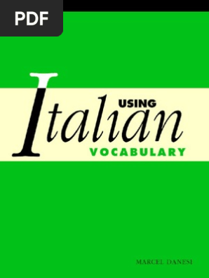 Italian Vocabulary Vocabulary Grammatical Gender