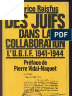 Maurice Rajsfus Des Juifs Dans La Collaboration