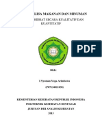 singkat yang optimal untuk dokumen tersebut karena berisi tentang analisis kualitatif dan kuantitatif karbohidrat dengan panjang kurang dari