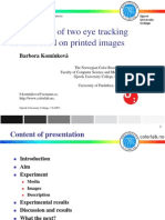 Comparison of Two Eye Tracking Devices Used On Printed Images