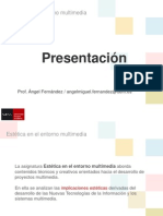 Presentación - Estética en El Entorno Multimedia - 1 PDF