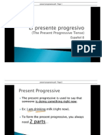 Present Progressive