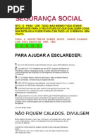 SEGURANÇA SOCIAL