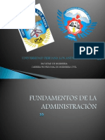 Fundamentos de La Administración