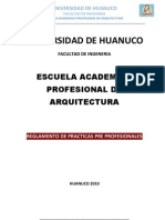 Reglamento PPP EAP Arquitectura