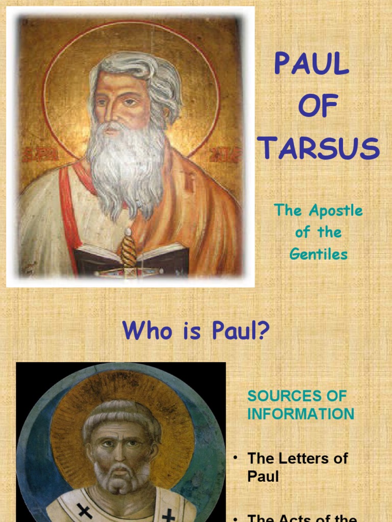 Paul of Tarsus | PDF | Acts Of The Apostles | Paul The Apostle