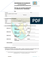 Informe Final de Supervisor de PPP EAP Arquitectura