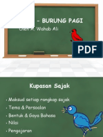 Sajak Burung-Burung Pagi (A. Wahab Ali)