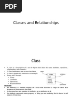 Classes and Relationships