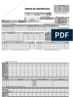 Ficha de Matricula Modelo